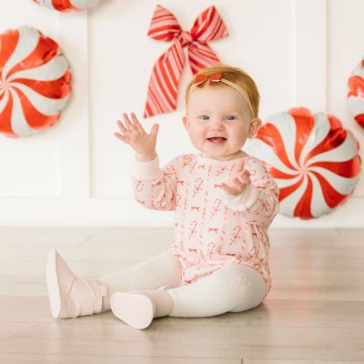  Girls' Red Glitter Christmas Bow Baby Headband - Baby