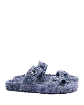 Larroudé - Women's Milan Faux Fur Sandals