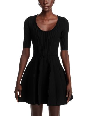 BOSS Frankina Ribbed A Line Dress | Bloomingdale's Women