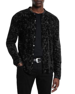 Valencia Regular Fit Velour Burnout Shirt