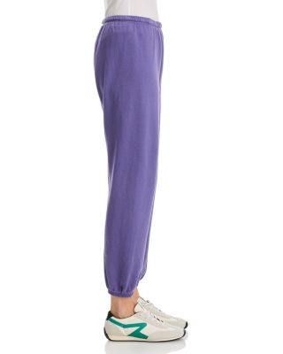 Cotton Logo Sweatpants in Lavender Petal