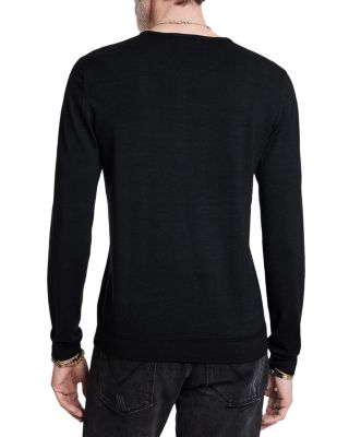 Eren Regular Fit Wool Blend Henley Tee  