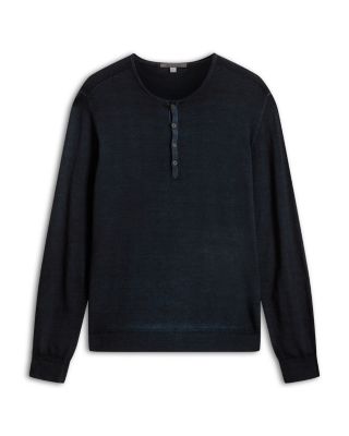 Eren Regular Fit Wool Blend Henley Tee  