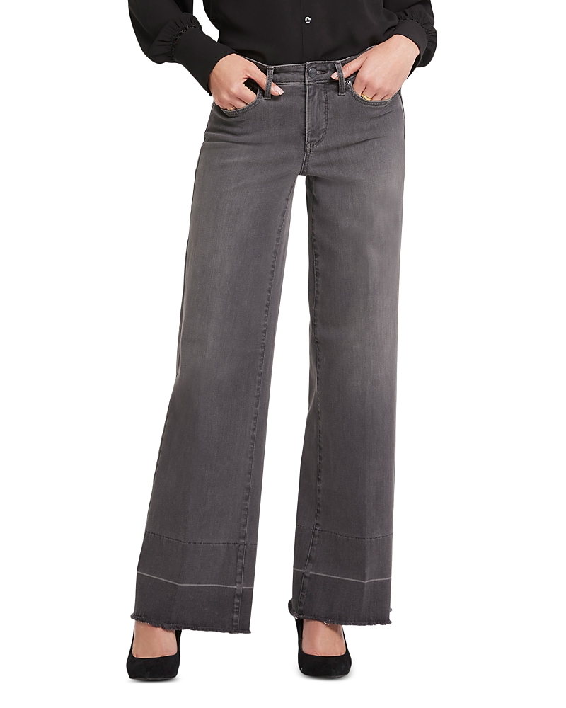 Nydj Teresa Wide Leg Jeans in Snow Shadow
