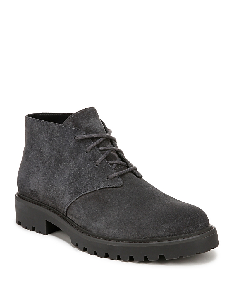 Vince Men's Dann Lace Up Leather Boots In Dark Ciner