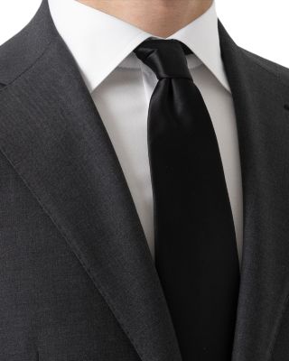 Solid Satin Silk Tie