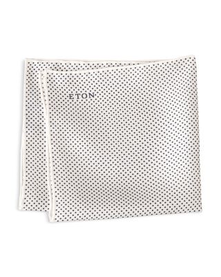 Polka Dot Silk Pocket Square