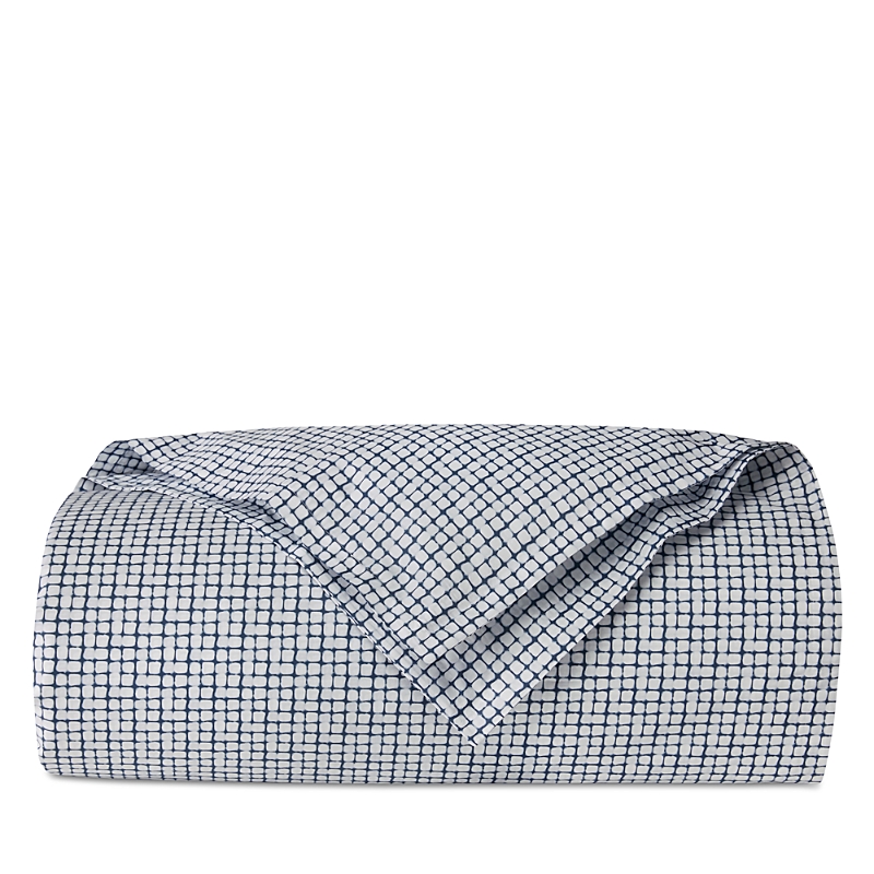 Sferra Caselle Duvet Cover, Full/queen In Navy