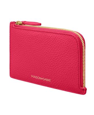 Leather Zip Card Holder