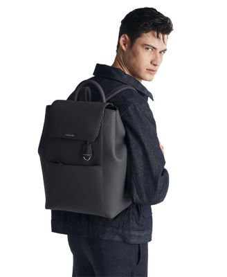 Large Leather Soft Backpack