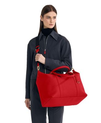 Large Leather Weekender Bag