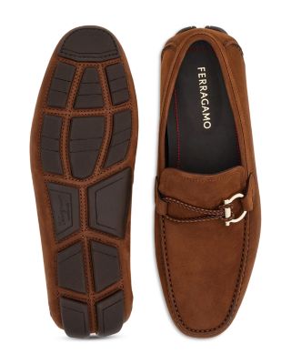 Men's Gancini Suede Loafers