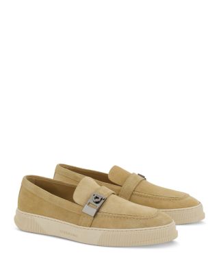 Men&#39;s Brad Hybrid Suede Sneakers with Hug Buckle