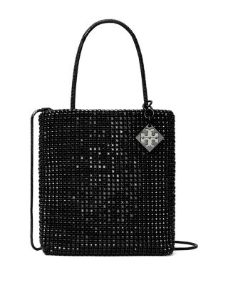 Night Owl Crystal Embellished Mini Tote