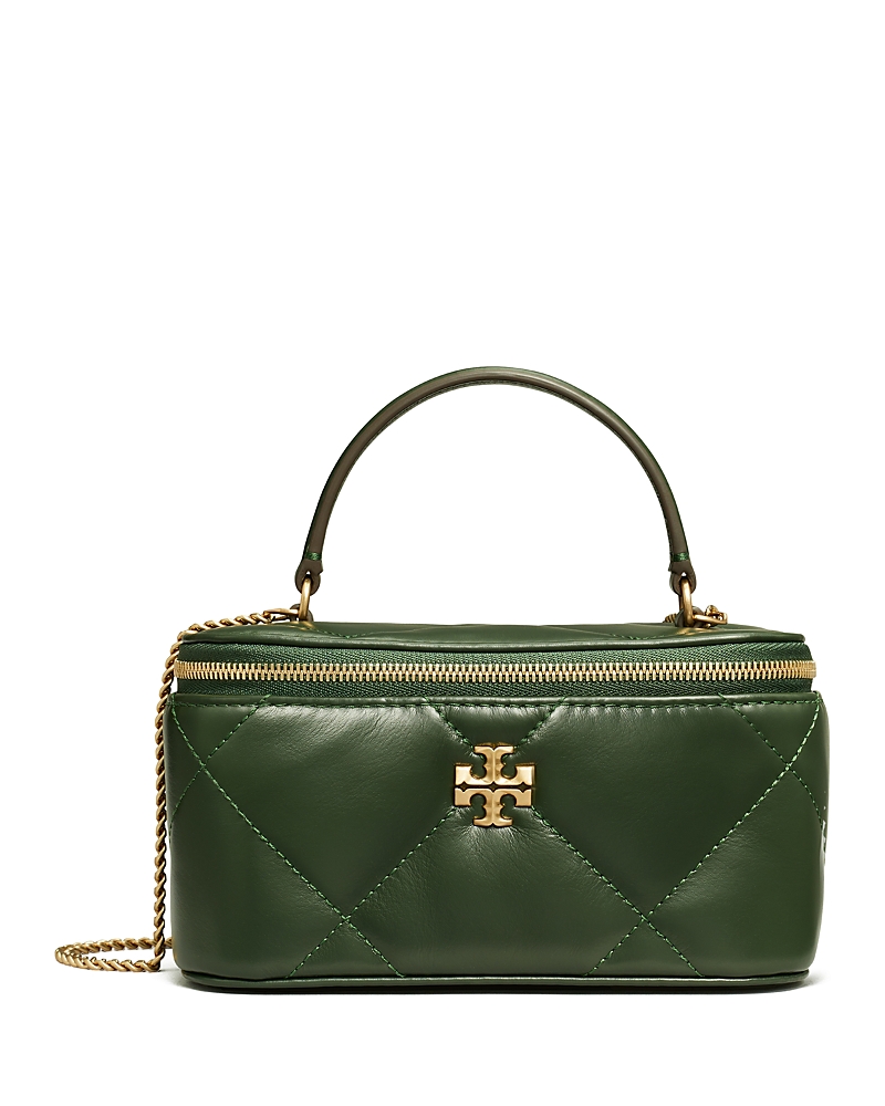 Tory Burch Kira Diamond Quilted Leather Vanity Bag - Exclusive In Fir Tree