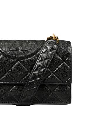 Small Fleming Leather Shoulder Bag