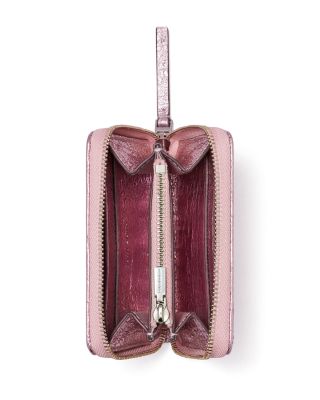 Kira Metallic Moto Quilted Leather Wallet