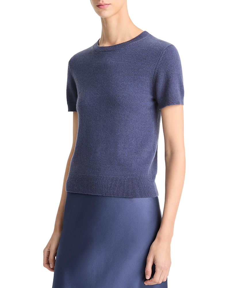 Vince Crewneck Tee In Dark Peri