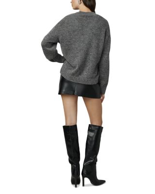 The Faux Leather Mini Skirt