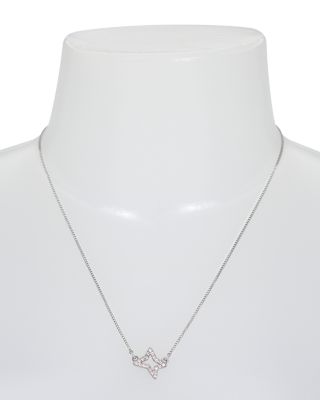 Crystal Star Charm Pendant Necklace, 18-20"  