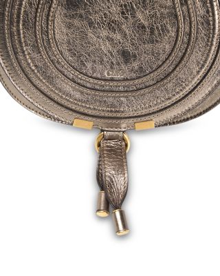 Marcie Small Leather Saddle Bag