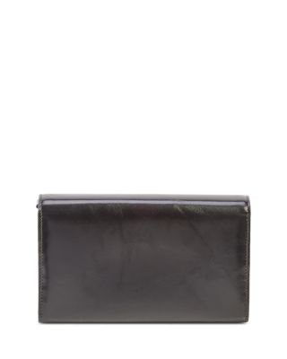 Iconic Leather Flap Wallet On Chain