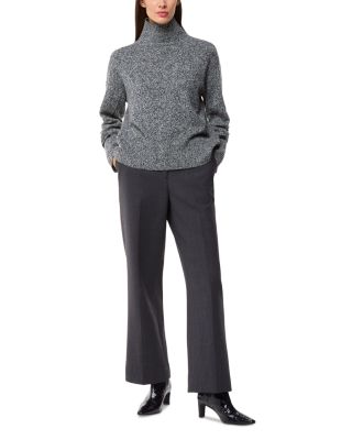 Wool Fleck Funnel Neck Sweater