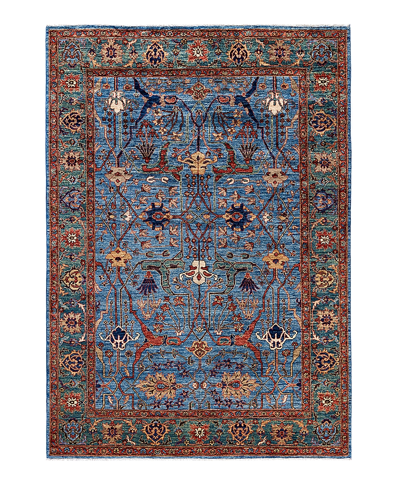 Bloomingdale's Serapi M1999 Area Rug, 6' X 8'9 In Light/blue