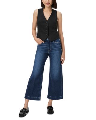 Petites Anessa High Rise Wide Leg Jeans in Foreign Film