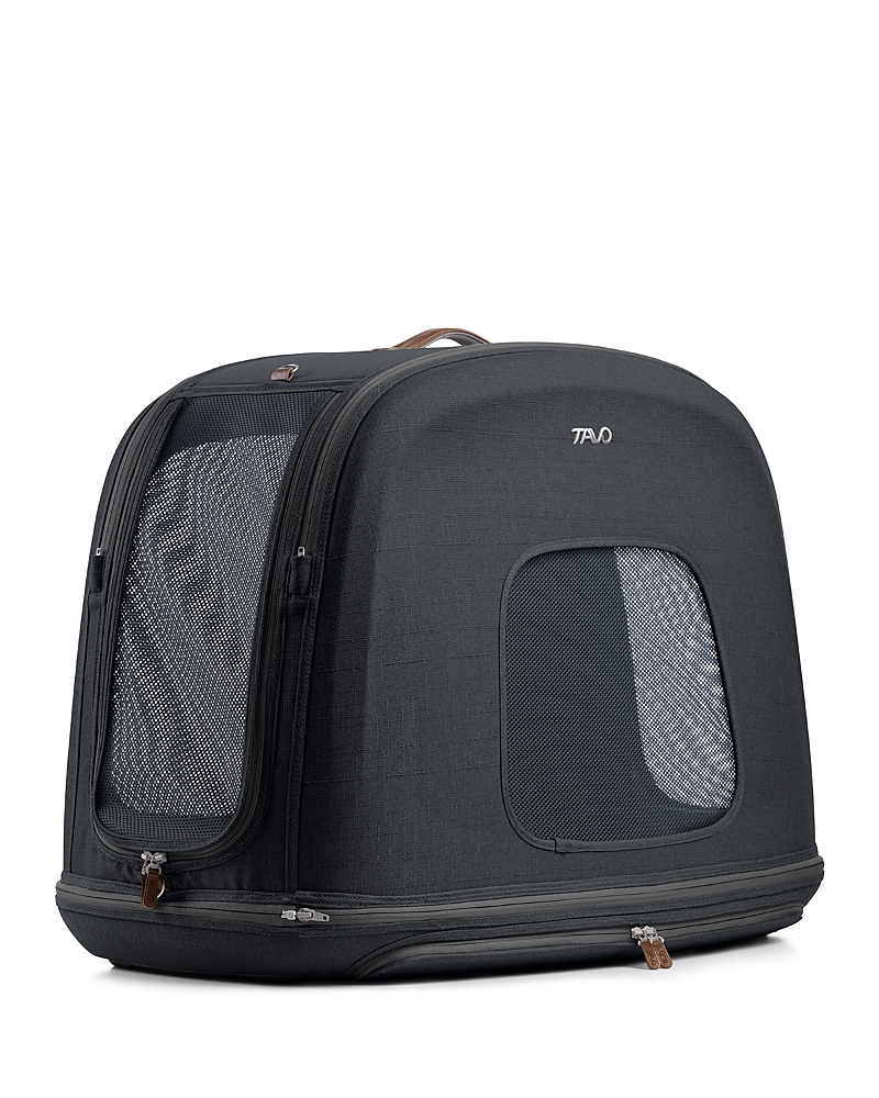Tavo Crispin Impact Tested Pet Travel Crate (medium) In Onyx