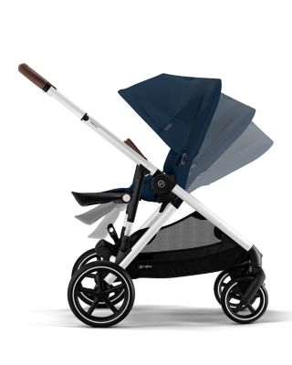 Gazelle S 2 Single to Double + Aton G Swivel Travel System with Gazelle S Cot