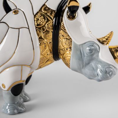 Rhinoceros Cyborg Sculpture