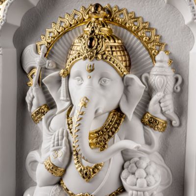 Lord Ganesha Wall Art Relief Sculpture