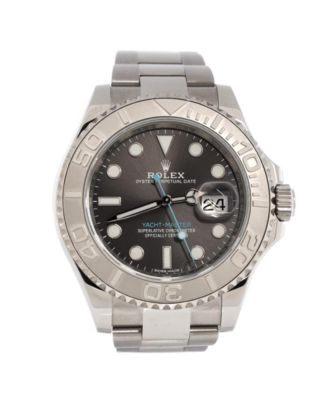 Pre-Owned Rolex - Oyster Perpetual Yacht-Master Slate Automatic Watch in Stainless Steel and Platinum 40mm