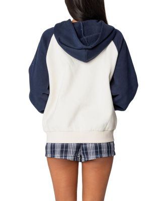 Raglan Bow Oversized Hoodie