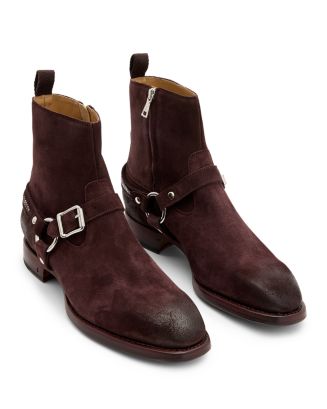 New John Varvatos Collection Regent Leather Zip Boots Wine Men’s Size 8.5 Italy REGENT BOOT | John Varvatos main image 3