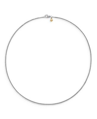 David Yurman Baby Box Chain with Gold, 18