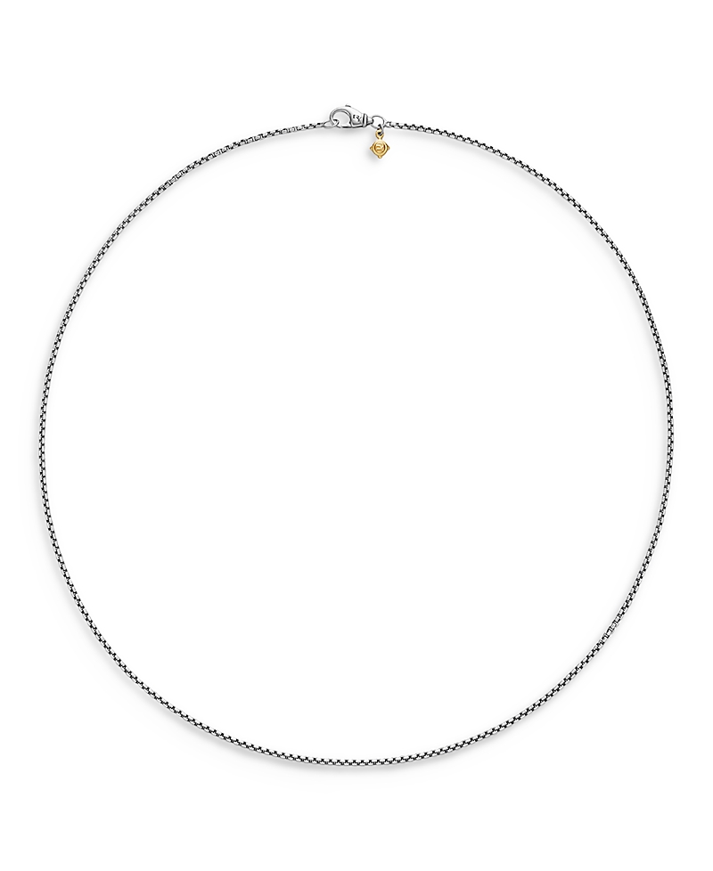 David Yurman Baby Box Chain with Gold, 18