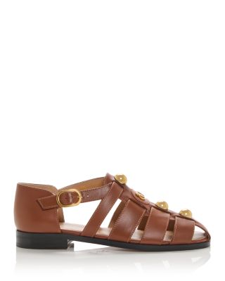 VLogo Embellished Fisherman Sandals 