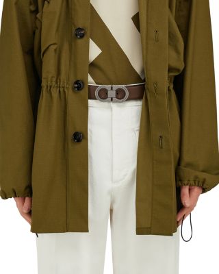 Men's Double Gancini Reversible Leather Belt