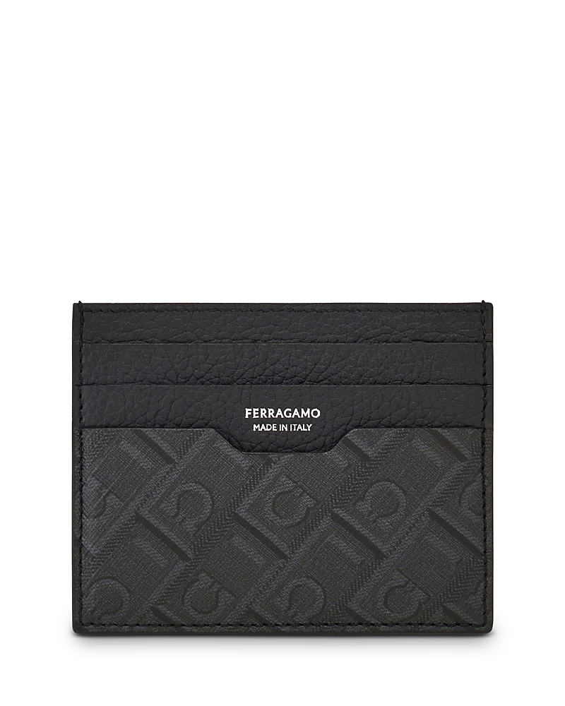 Ferragamo Monogram Credit Card Holder · One Size