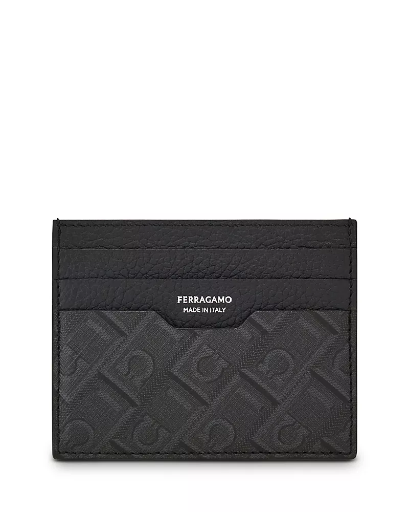Ferragamo Monogram Credit Card Holder