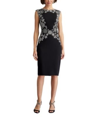 Tadashi Shoji - Kiran Floral Embroidered Cocktail Dress