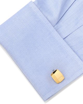 Tartan Plaid Stainless Steel Cufflinks