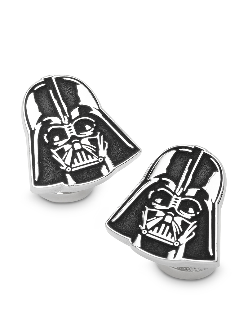 Cufflinks, Inc . Recessed Matte Darth Vader Head Cufflinks In Black