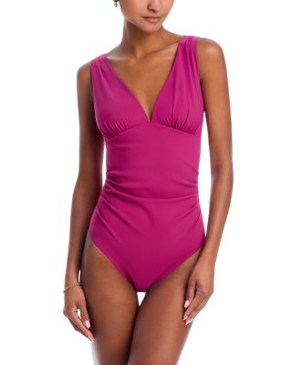 Chiara Boni La Petite Robe - V Neck One Piece Swimsuit