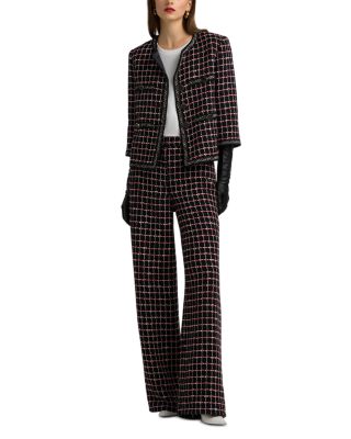 Windowpane Tweed Jacket