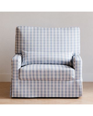Crawford Pillowback Chair and a Half Comfort Swivel Glider