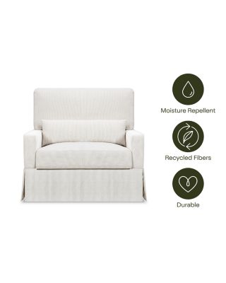 Crawford Pillowback Chair and a Half Comfort Swivel Glider