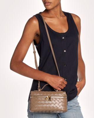 Bang Bang Intrecciato Leather Vanity Case